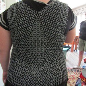 RENAISSANCE FAIR METAL TOP MENS OR WOMENS VEST